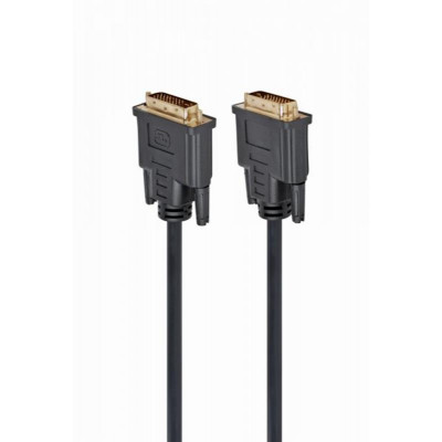 Кабель Cablexpert DVI - DVI (M/M), Dual link, 3 м, чорний (CC-DVI2-BK-10)
