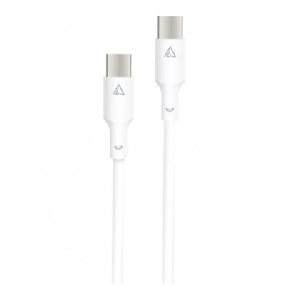 Кабель ACCLAB PwrX USB Type-C - USB Type-C (M/M), 60W, 1.2 м, White (1283126559563)