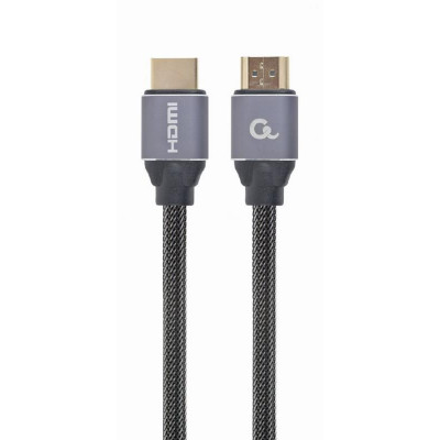 Кабель Cablexpert HDMI - HDMI V 2.0 (M/M), 3 м, чорний/сірий (CCBP-HDMI-3M) коробка