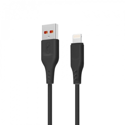 Кабель SkyDolphin S61LB USB - Lightning (M/M), 2 м, Black (USB-000575)