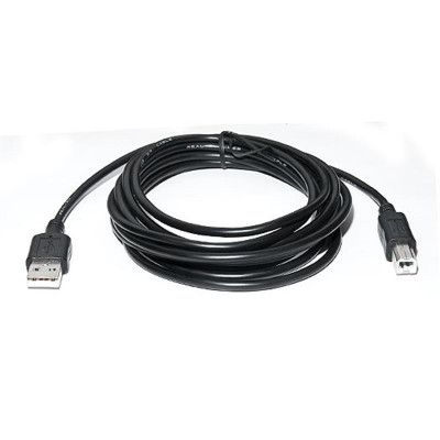 Кабель REAL-EL Pro USB - USB Type-B V 2.0 (M/M), 3 м, чорний (EL123500027)