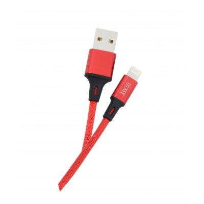Кабель Tecro USB - Lightning (M/M), 1 м Red (LT-0100RD)