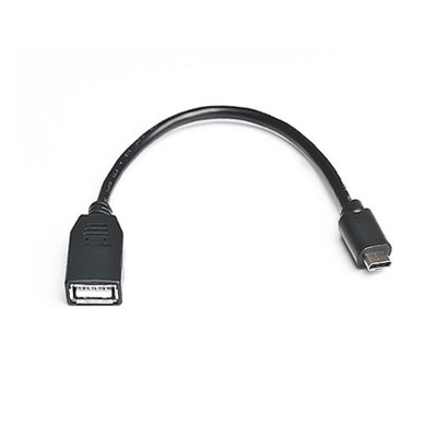 Кабель REAL-EL USB Type-C - USB V 2.0 (M/F), 0.1 м, чорний (EL123500017)