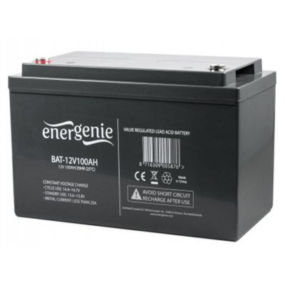 Акумуляторна батарея EnerGenie 12В 100AH (BAT-12V100AH) AGM