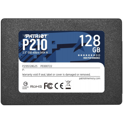 Накопичувач SSD  128GB Patriot P210 2.5