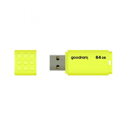 Флеш-накопичувач USB2.0 64GB GOODRAM UME2 Yellow (UME2-0640Y0R11)