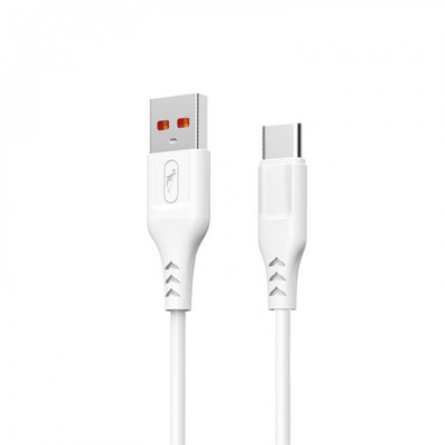 Кабель SkyDolphin S61T USB - USB Type-C (M/M), 1 м, White (USB-000445)