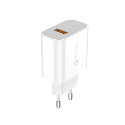 Мережевий зарядний пристрій Foneng EU46 QC3.0 Charger (1USBх3A) White (EU46-CH-TC) + кабель USB Type C