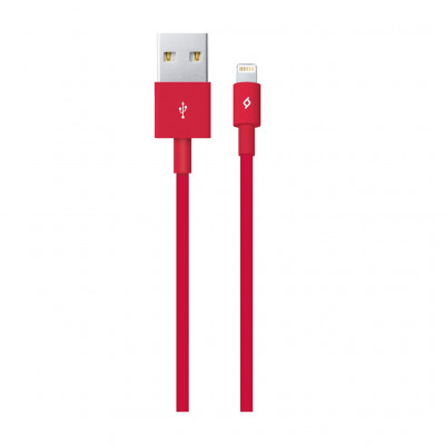 Кабель Ttec USB - Lightning (M/M), 1 м, Red (2DK7508K)