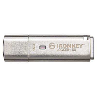 Флеш-накопичувач USB3.2 16GB Kingston IronKey Locker+ 50 (IKLP50/16GB)