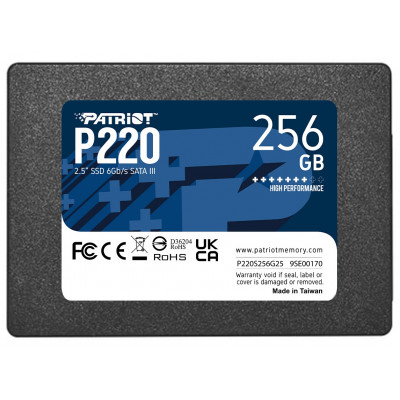 Накопичувач SSD  256GB Patriot P220 2.5