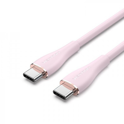 Кабель Vention USB Type-C - USB Type-C (M/M), 1 м, Pink (TAWPF)