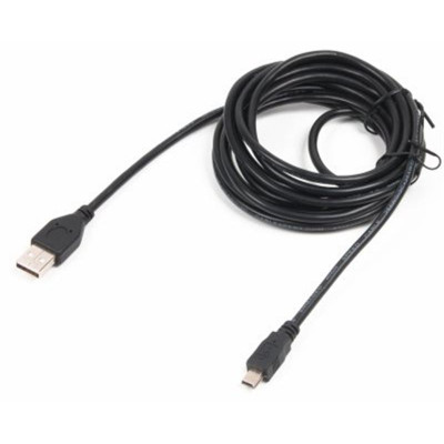 Кабель Cablexpert USB - mini-USB V 2.0 (M/M), 3 м, чорний (CCP-USB2-AM5P-10)