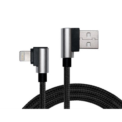 Кабель REAL-EL Premium USB - Lightning (M/M), 1 м, чорний (EL123500034)