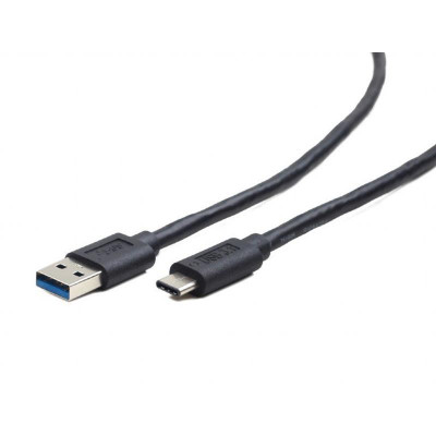 Кабель Cablexpert USB - USB Type-C V 3.0 (M/M), 0.1 м, преміум, чорний (CCP-USB3-AMCM-0.1M)