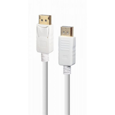 Кабель Cablexpert DisplayPort - DisplayPort V 1.2 (M/M), 1.8 м, білий (CC-DP2-6-W)