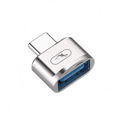 Перехідник SkyDolphin OT05 Mini USB Type-C - USB (M/F), silver (ADPT-00030)