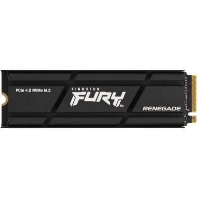 Накопичувач SSD 4TB Kingston Fury Renegade with Heatsink M.2 2280 PCIe 4.0 x4 NVMe 3D TLC (SFYRDK/4000G)