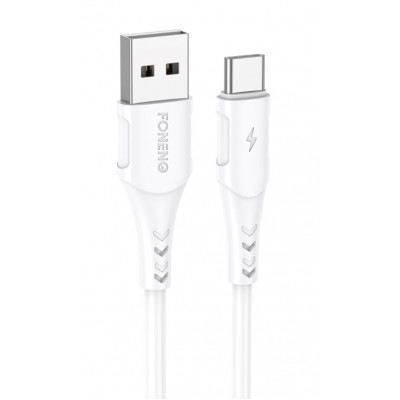 Кабель Foneng X81 1M Cable USB - USB Type-C (M/M), 2.1 A, 1 м, White (X81-CA-TC)