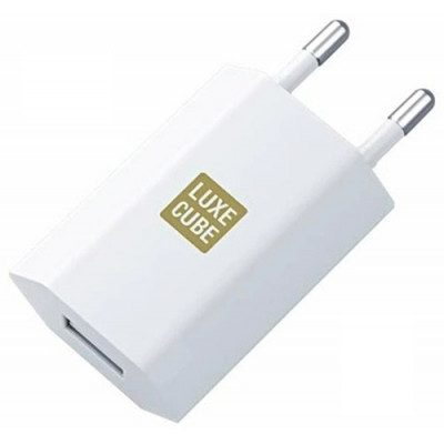 Зарядний пристрій Luxe Cube 1USB 1A White (7775557575181)