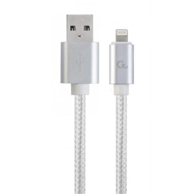 Кабель Cablexpert USB - Lightning (M/M), 1.8 м, сріблястий (CCB-mUSB2B-AMLM-6-S)