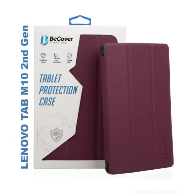 Чохол-книжка BeCover Smart для Lenovo Tab M10 HD 2nd Gen TB-X306 Red Wine (705974)