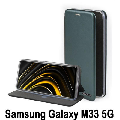 Чохол-книжка BeCover Exclusive для Samsung Galaxy M33 5G SM-M336 Dark Green (707944)