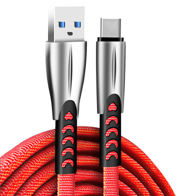 Кабель ColorWay USB - USB Type-C (M/M), 2.4 А, 1 м, Red (CW-CBUC012-RD)
