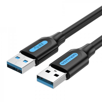 Кабель Vention USB - USB V 3.0 (M/M), 3 м, Black (CONBI)