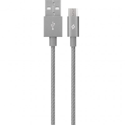 Кабель Ttec USB - мicro USB (M/M), AlumiCable, 1.2 м, Space Gray (2DK11UG)