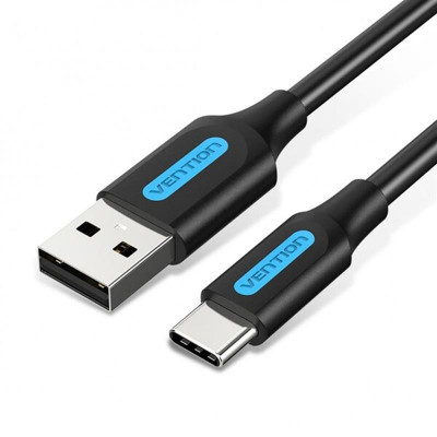 Кабель Vention USB Type-C - USB (M/M), 1.5 м, Black (COKBG)