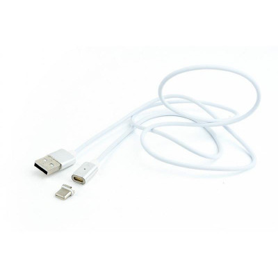 Кабель Cablexpert USB - USB Type-C (M/M), 1 м, білий (CC-USB2-AMUCMM-1M)