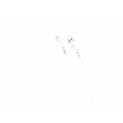 Кабель SkyDolphin S07L TPE High Elastic Line USB - Lightning (M/M), 1 м, White (USB-000593)