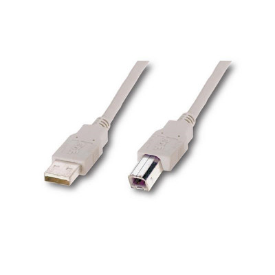 Кабель Atcom USB - USB Type-B V 2.0 (M/M), 3 м, ферит, білий (8099) пакет