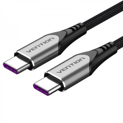 Кабель Vention USB Type-C - USB Type-C (M/M), 0.5 м, Black (TAEHD)