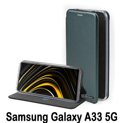 Чохол-книжка BeCover Exclusive для Samsung Galaxy A33 5G SM-A336 Dark Green (707934)