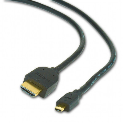 Кабель Cablexpert HDMI - micro-HDMI V 2.0 (M/M), 1.8 м, чорний (CC-HDMID-6) пакет