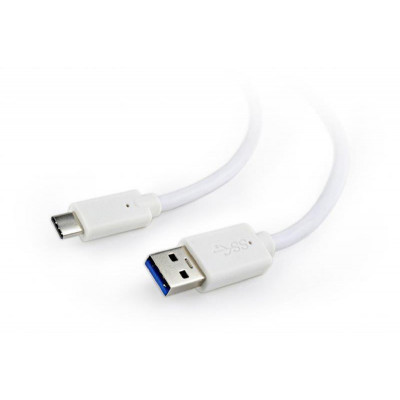 Кабель Cablexpert USB - USB Type-C V 3.0 (M/M), 0.5 м, преміум, білий (CCP-USB3-AMCM-W-0.5M)