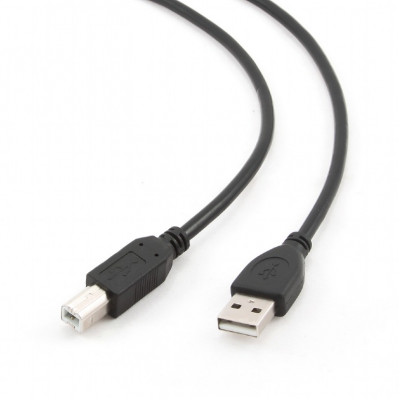 Кабель Cablexpert USB - USB Type-B (M/M), 1.8 м, преміум, Black (CCBP-USB2-AMBM-6)