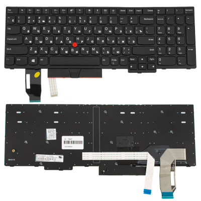 Клавіатура для ноутбука LENOVO (ThinkPad: E580, L580) rus, black