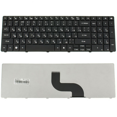 Клавіатура для ноутбука ACER (PB: LM81, LM85, TK81, TK85, TM05, TM85, TM93, GW: NEW90) rus, black