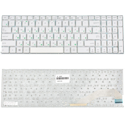 Клавіатура для ноутбука ASUS (X540 series) rus, white, без фрейма