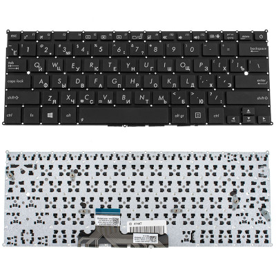Клавіатура для ноутбука ASUS (TX201 series) rus, black, без фрейма