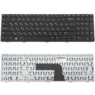 Клавіатура для ноутбука DELL (Inspiron: 15V, 15VR, 1316, 3521, 5521, Vostro: 2521) rus, black