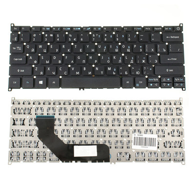 Клавіатура для ноутбука ACER (AS: SF514-51) rus, black, без фрейма (оригінал)