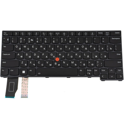 Клавиатура для ноутбука LENOVO (ThinkPad: X13 Gen 2) rus, black, подсветка клавиш