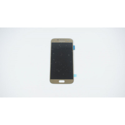 Дисплей для смартфона (телефона) Samsung Galaxy S7 SM-G930, pink (В сборе с тачскрином)(без рамки) gold (В сборе с тачскрином)(без рамки)(OLED)