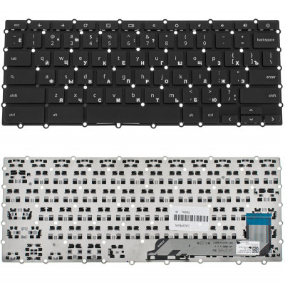 ASUS Клавиатура для ноутбука C523 series: русская раскладка, черная, без кадра - купить в allbattery.ua