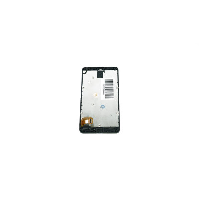 Дисплей для смартфона Nokia X Dual Sim, black (в сборе с тачскрином)(с рамкой)(Original)