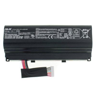 Оригинальная батарея для ноутбука ASUS A42N1403 (ROGs: G751JM, G751JT, G751JY series) 15V 5800mAh 88Wh Black (0B110-00340000)